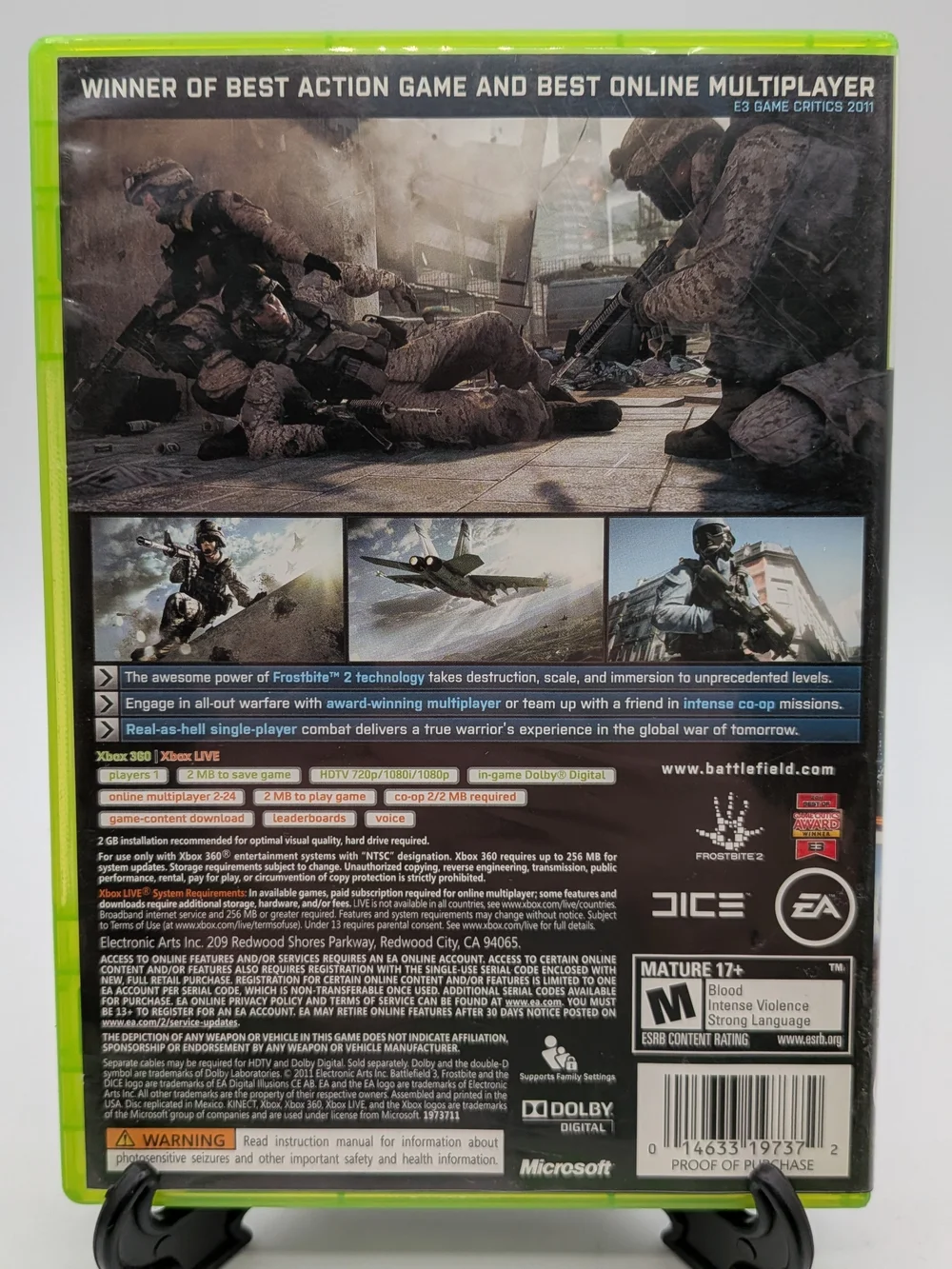 Xbox 360 - 4 Game 🎮 Bundle - BF3 / BF4 / ASSASSINS CREED 3 / GLEE KARAOKE REVOL